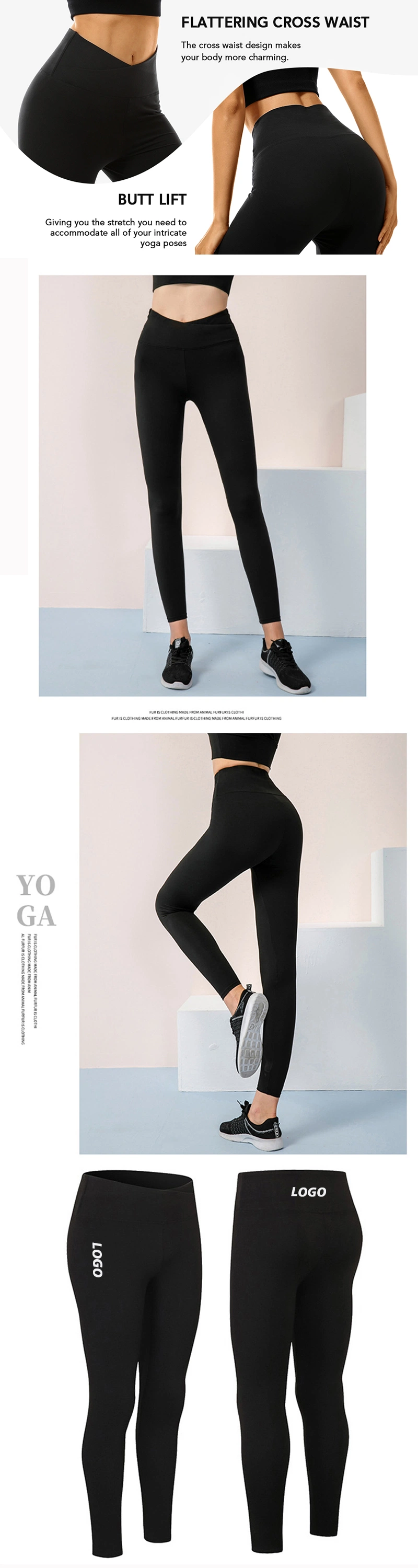 Factory Wholesale Tiktok Hot Running Tights V-Cut Exercise Trousers Pants for Women, Custom Yoga Wear Sports Sexy Gym Leggings with V Waistband