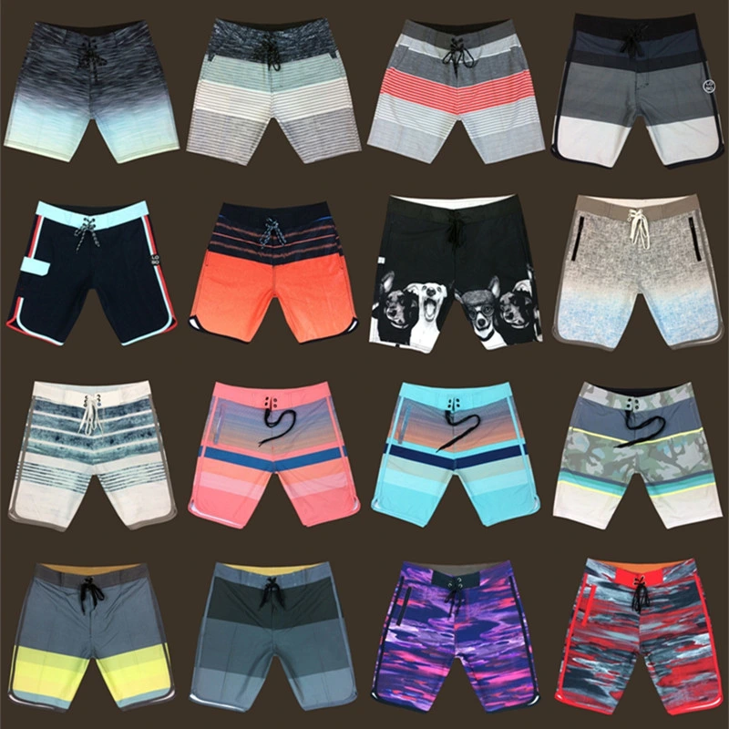 Custom Design 4 Way Stretch Fabric Boardshorts Wholesale Mens Surf Board Shorts Men&prime; S Quick Dry Swim Trunks Beach Short