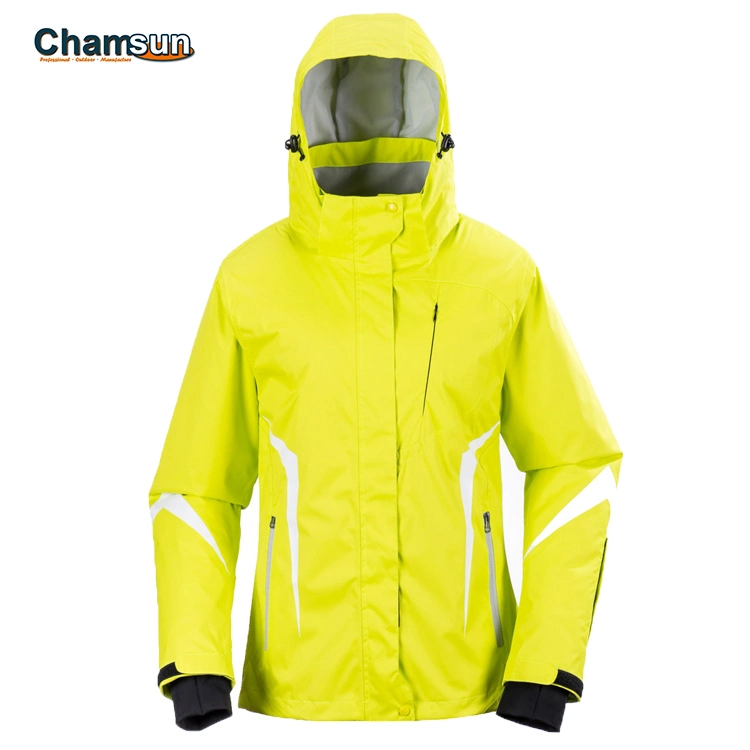 Women&prime;s Performance Functional Rainwear Windbreaker with Hood Waterproof