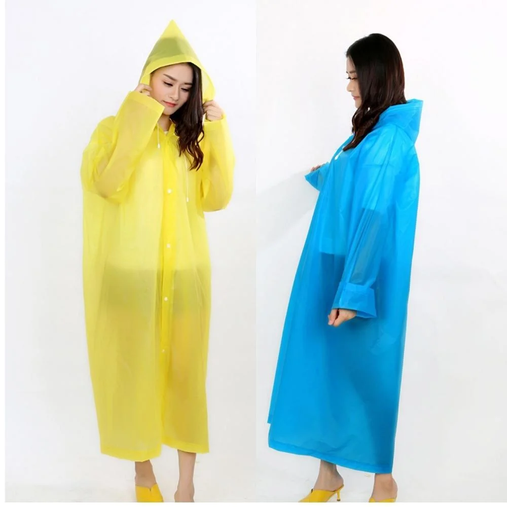 Thick Portable Hooded Rain Coat Adult Outdoor Travel Hoodie Men Women Bl20380