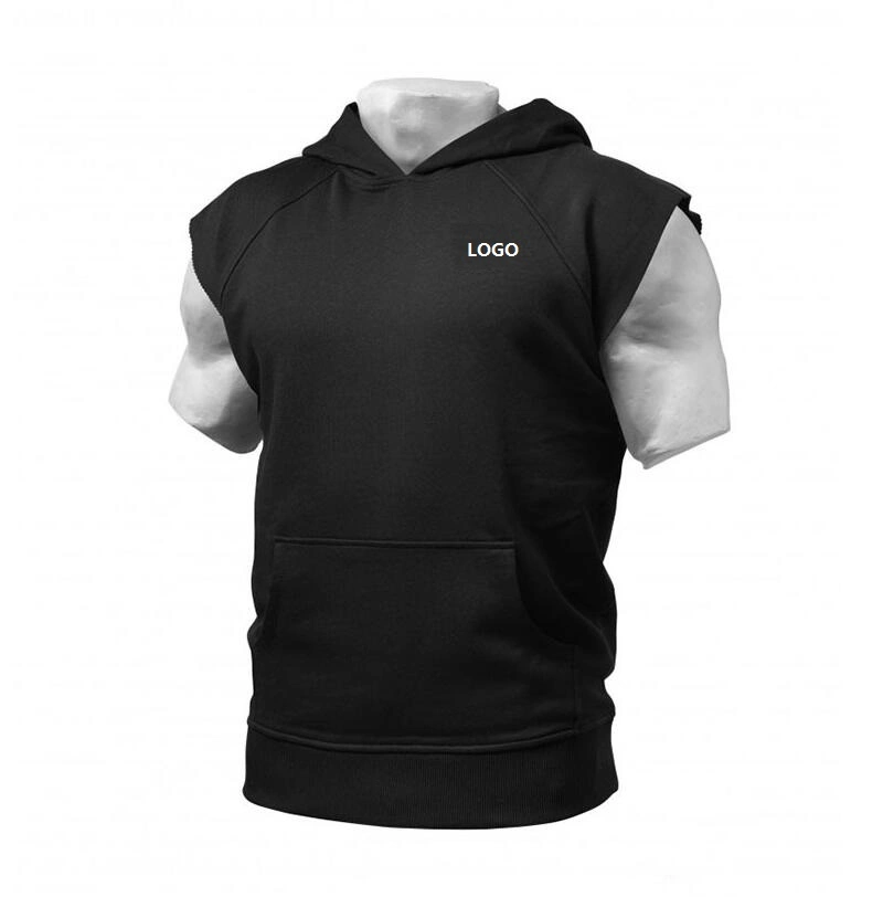 2019 Popular Men&prime;s Casual Gilet Vest Hoodie Sleeveless Sweatshirt Sweatshirt