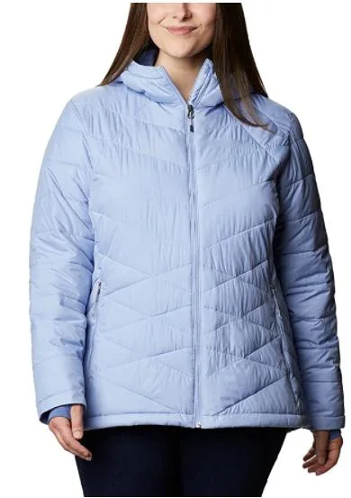 Women Winter Coat Synthetic Fibers Down Jacket with Hood and Zipper