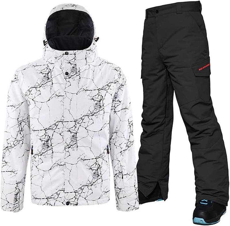 Custom High Quality Waterproof Windbreaker Insulated Snowboarding Jacket Pants Winter Outdoor Mens Ski Suit