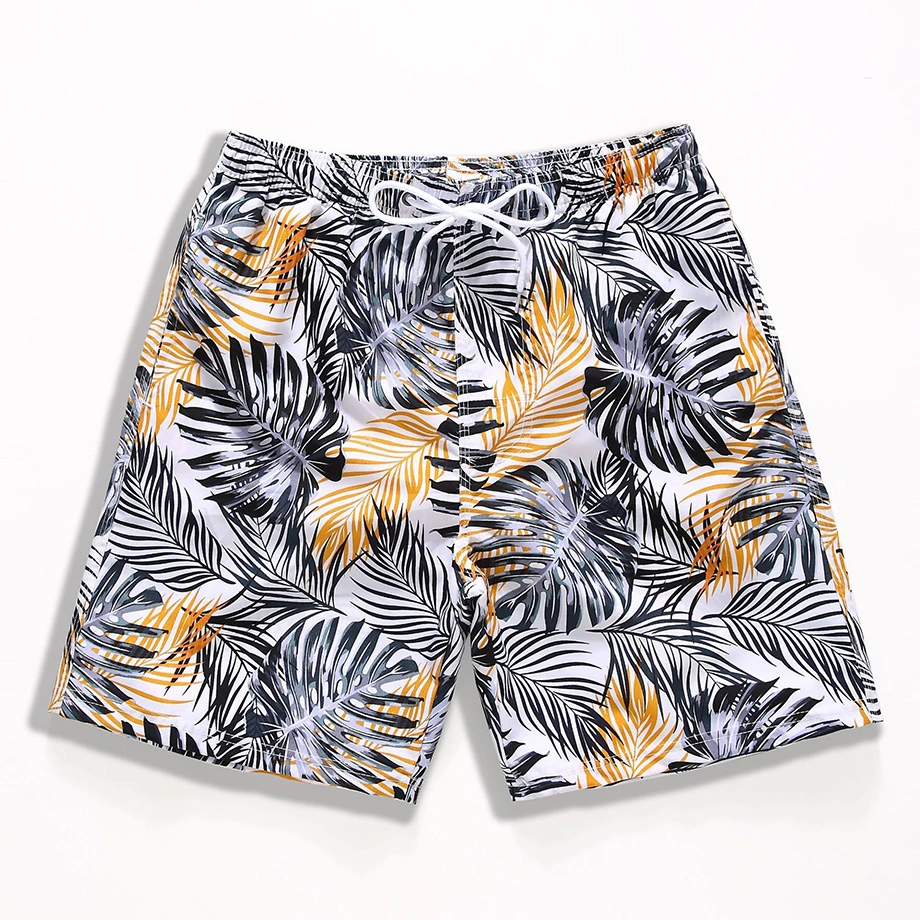 Custom Printed Mesh Beach Men Short for Hot Weather Stripes Board Shorts