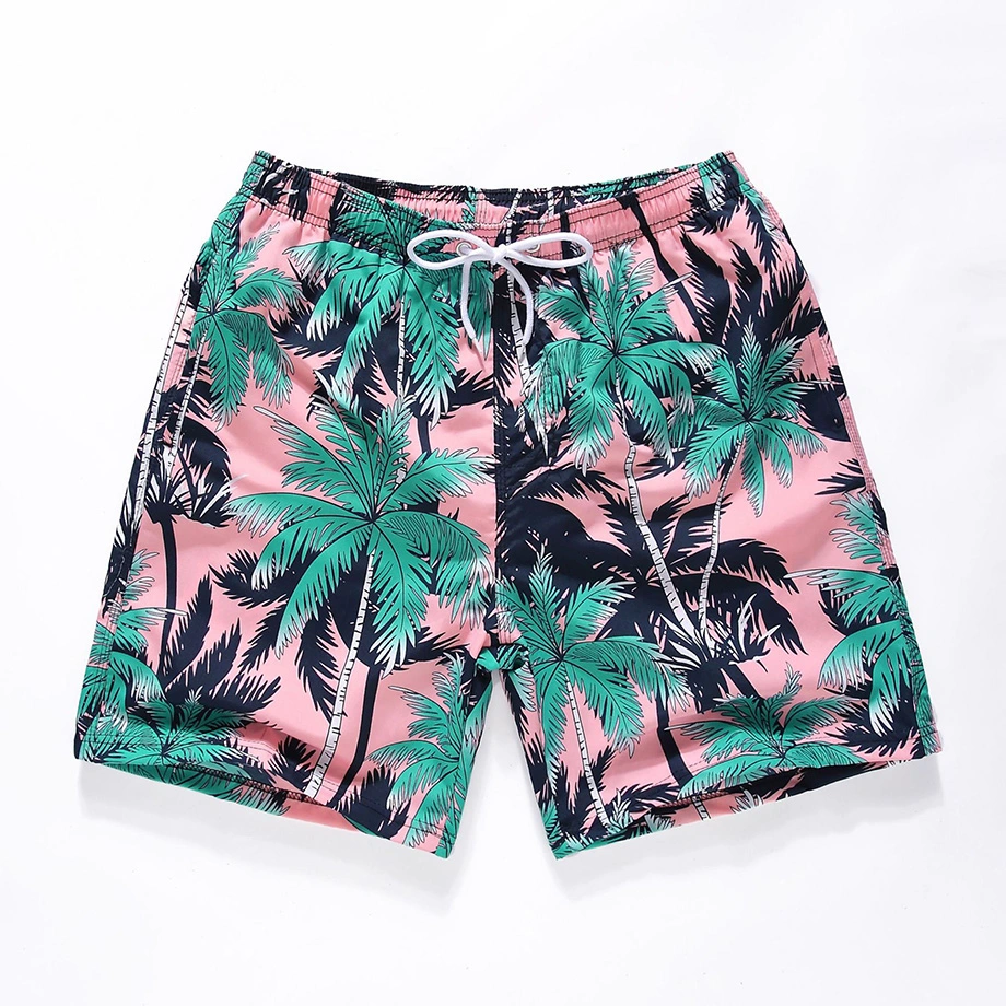 Custom Printed Mesh Beach Men Short for Hot Weather Stripes Board Shorts