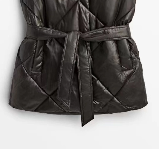 Cropped Duck Down Coat with Big Collar Winter Coat for Women Jacket