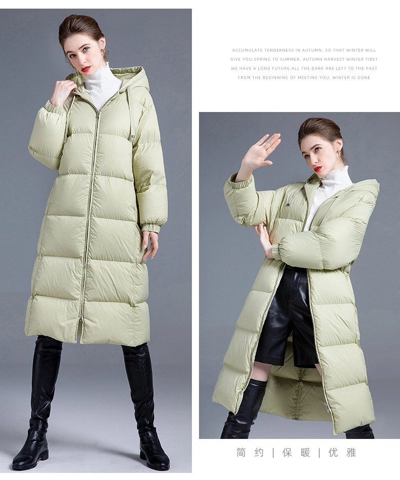 Mu Down Jacket Women&prime;s Fall/Winter 2023 New MID - and Long-Style Slimming