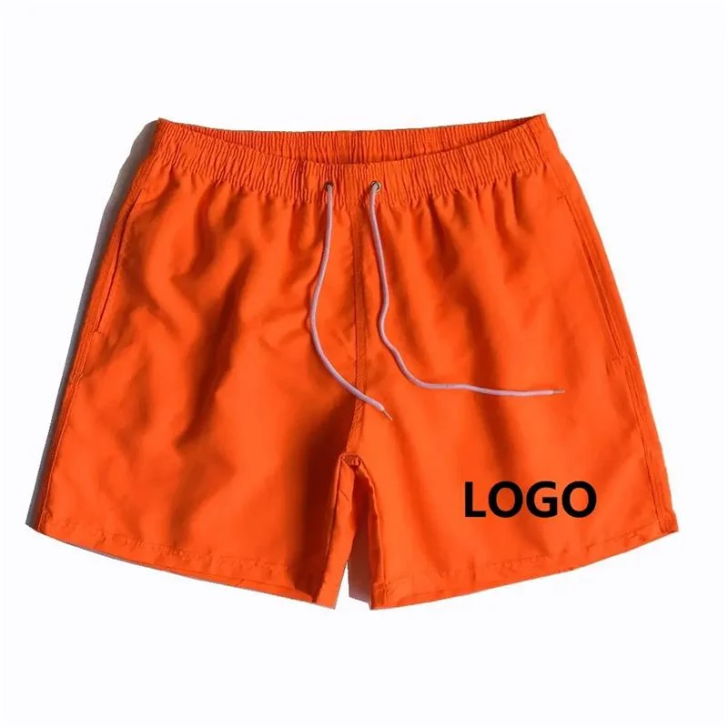 Custom Logo Men Gym Short Blank Swim Beach Man Summer Short