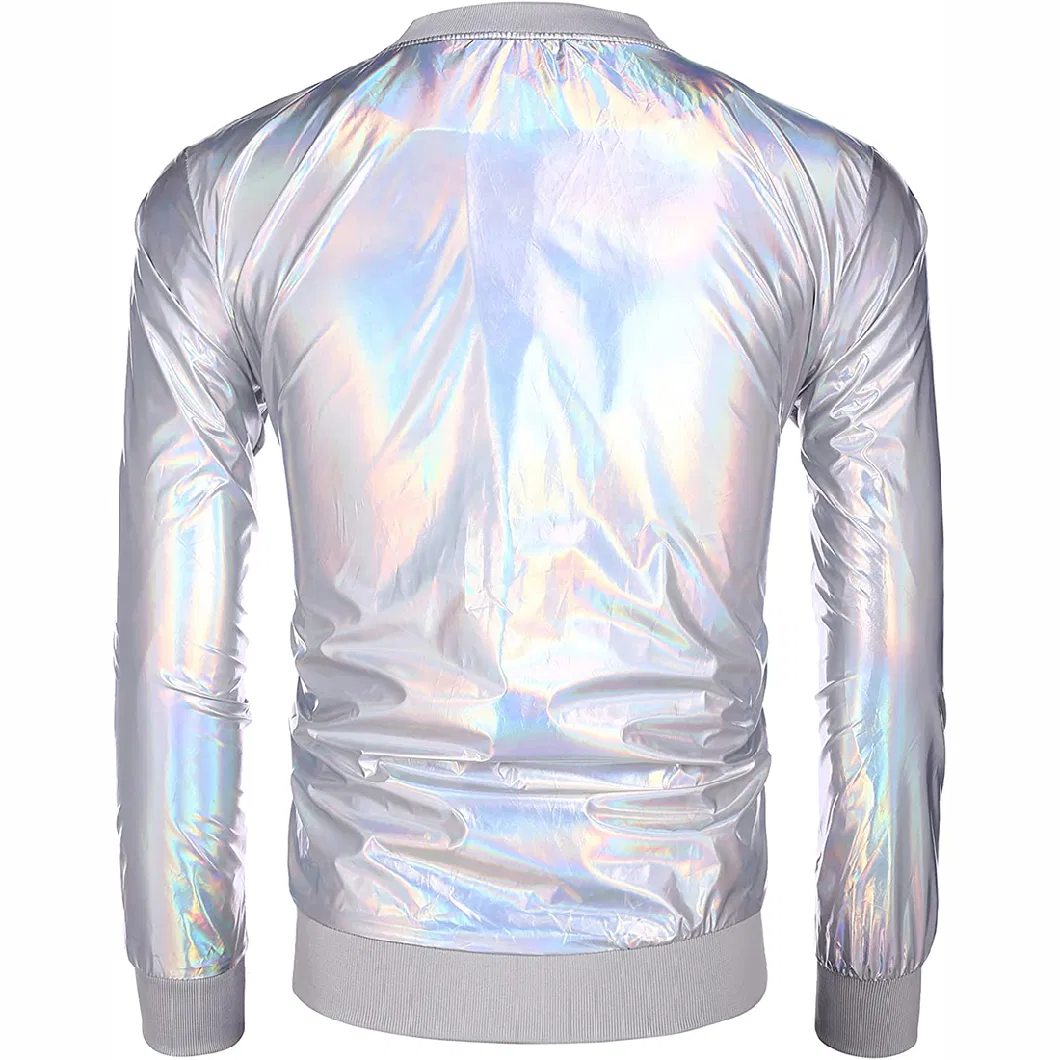 Hot Selling Fashion Jacket Glitter Down Winter Shiny Custom Coats for Men