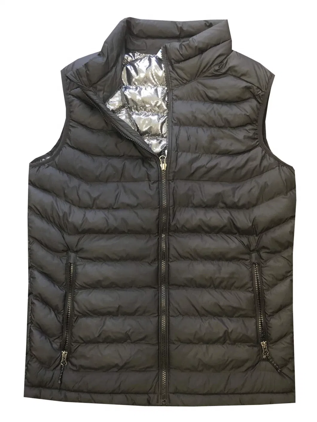 Asiapo China Factory Men&prime;s Insulated Thermal Sleeveless Puffer Vest with Heat Reflective