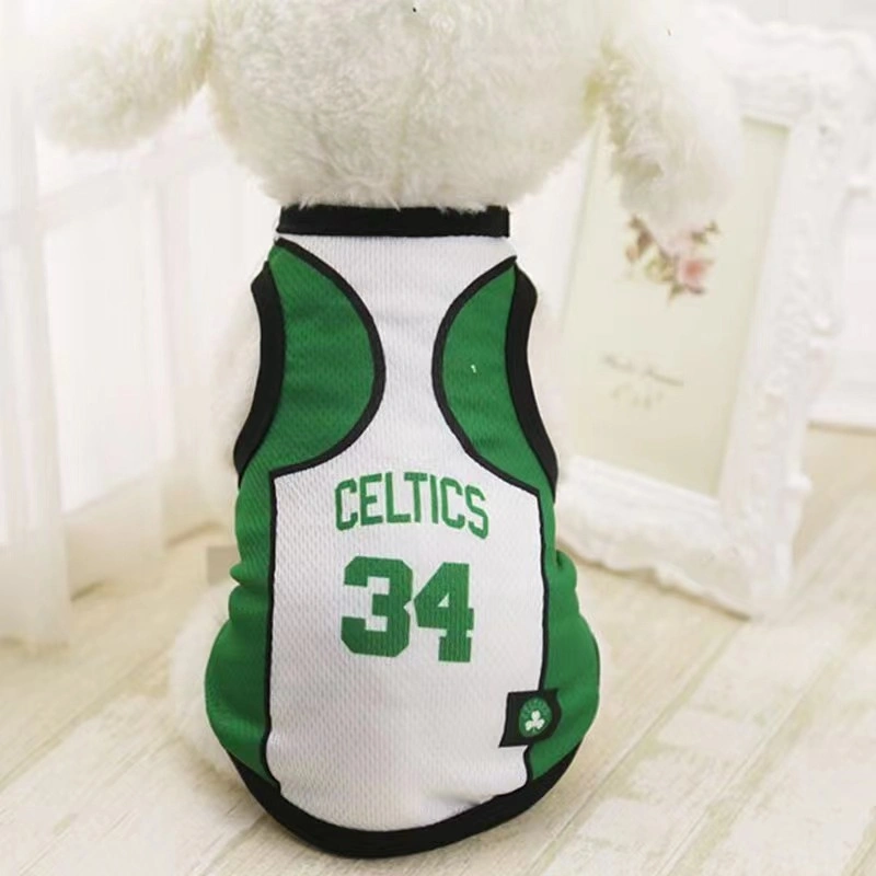 Customized Football Basketball Pet Apparel Vest Dog Jerseys Soccer Team Pet Dog Jersey T-Shirt