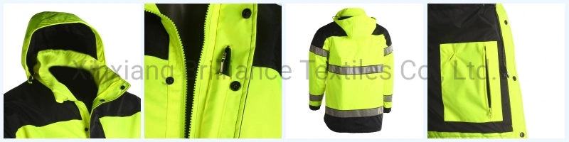 High Quality Men&prime;s Workwear Outer Padding Jacket Safety Industrial Working Coat