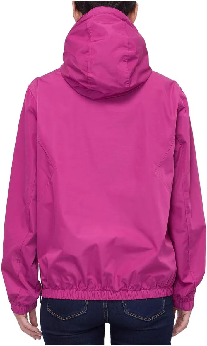 Women&prime;s Hooded Pullover Windbreaker Lightweight Rain Jacket