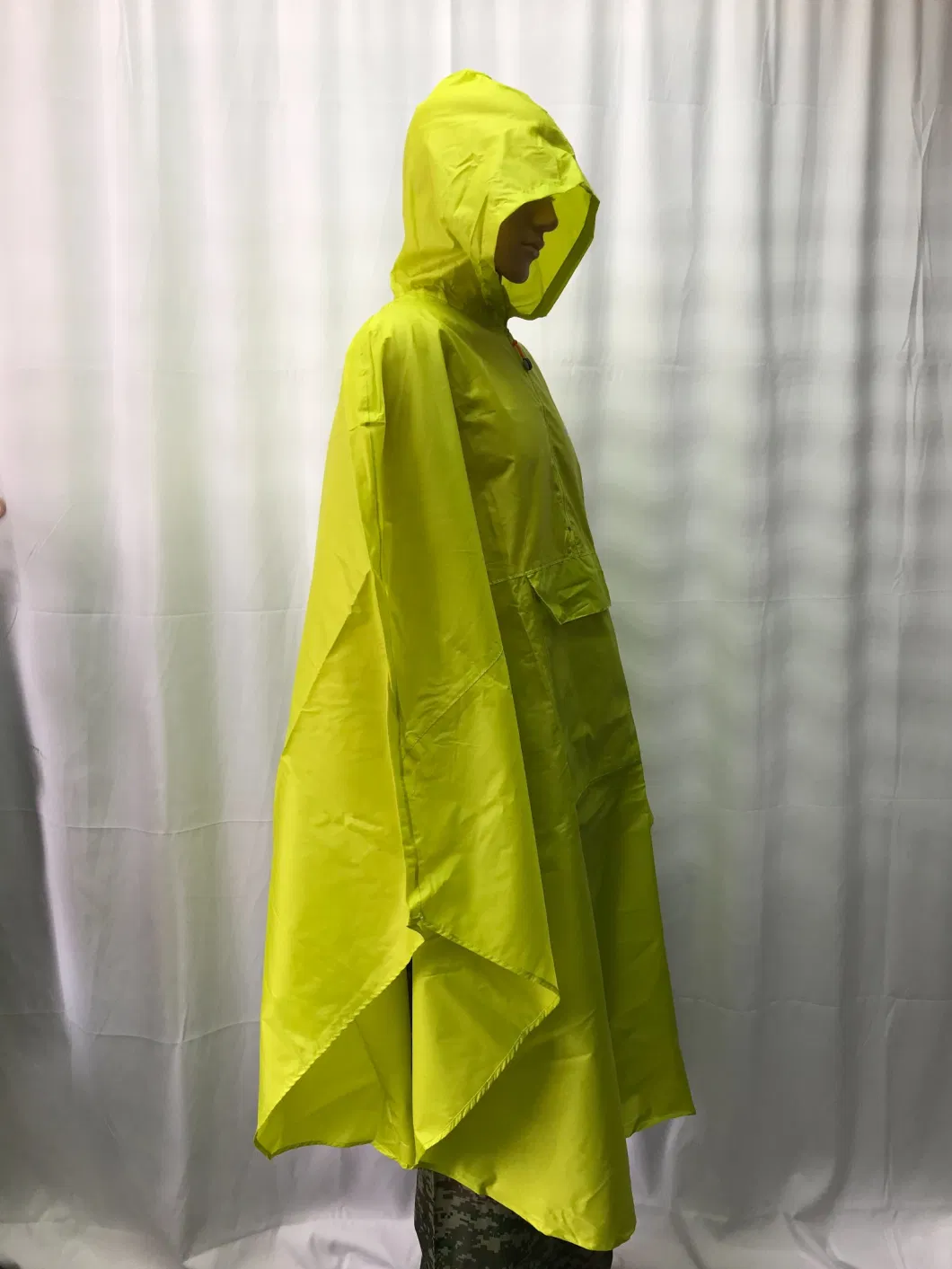 Polyester with PVC Advertising Raincoat with Printing Logo for Women