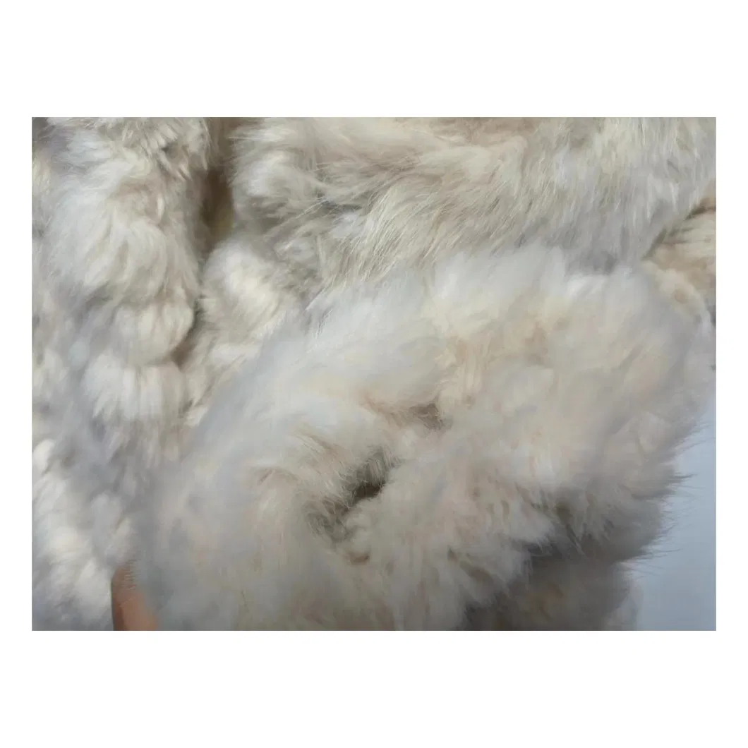 China Wholesale Clothing Women Outer Wear Faux Fur Jacket Leather Fur Coat in Winter