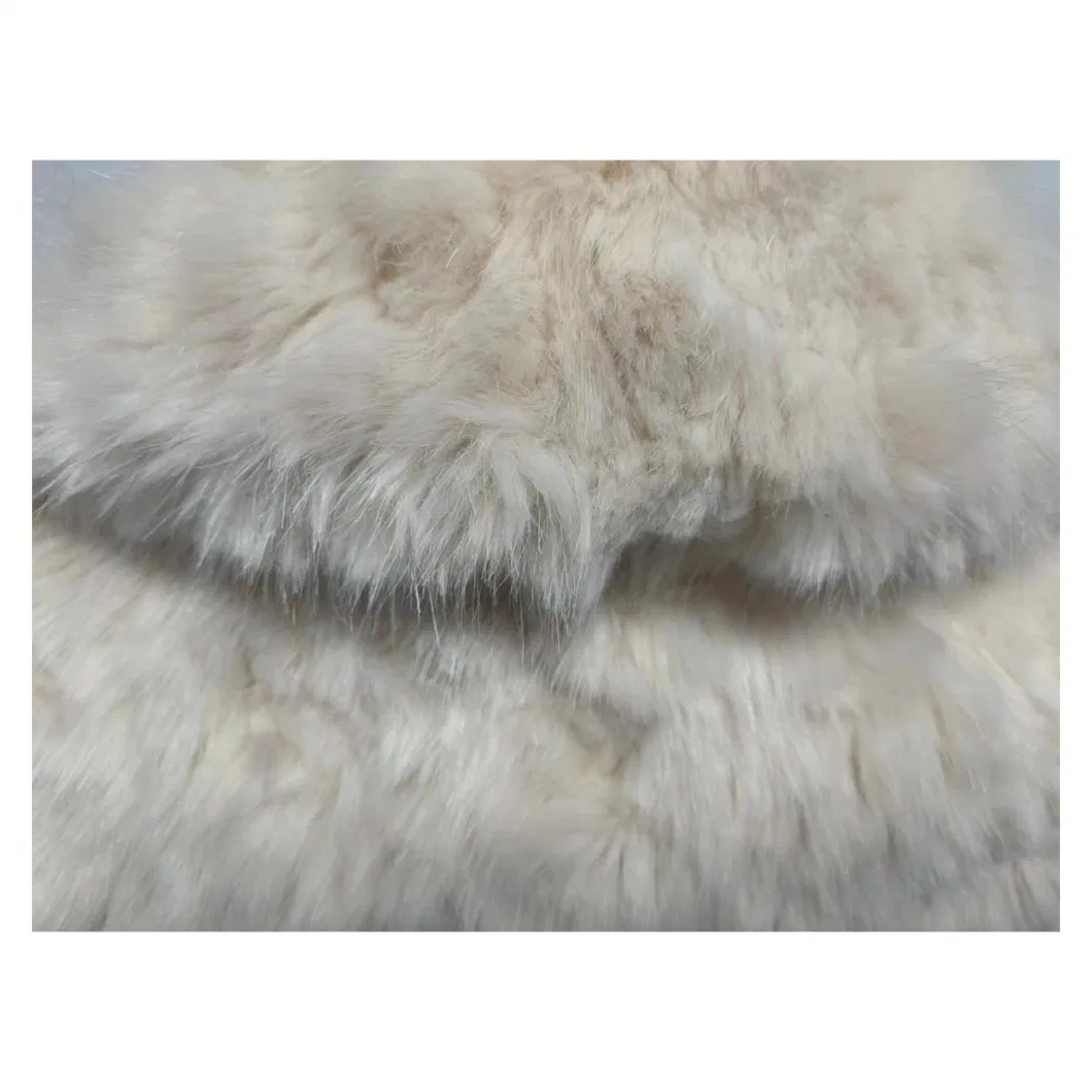 China Wholesale Clothing Women Outer Wear Faux Fur Jacket Leather Fur Coat in Winter