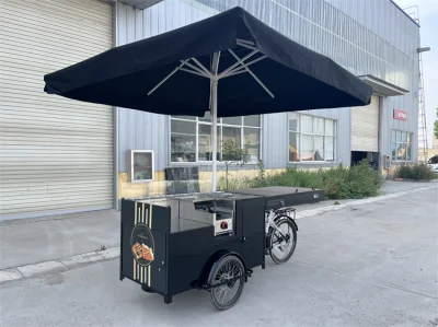 2023 Professional Customization with <a href='/electric-3-wheel-bicycle/'>Electric 3 Wheel Bicycle</a> Food Cart Manufacturer Street Food Cart with Water Sink