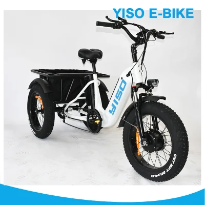 <a href='/e-trike/'>E Trike</a> 3 Wheel Adults Electric Cargo Bicycle 750W