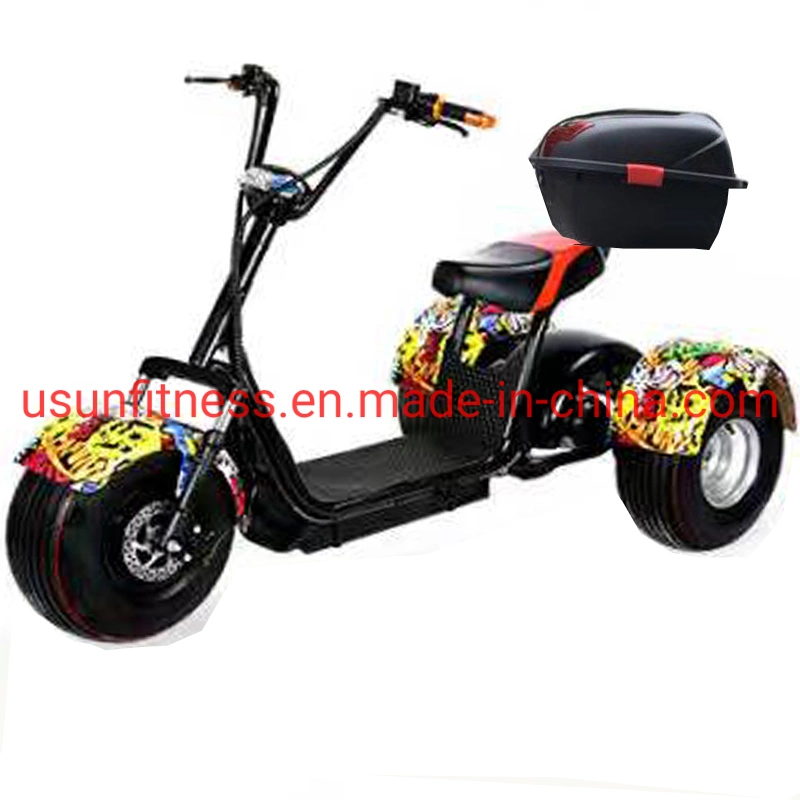 3 Wheels Fat Tire City Coco Electric Scooter E Scooter Motor Bike with CE