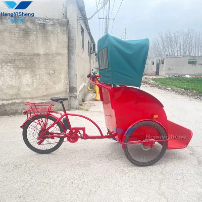 Alta calidad Popular Rickshaw / Tricciclo eléctrico pasajero en venta Dos ruedas