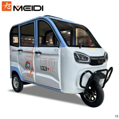 Meidi Precio barato 4 asientos pasajeros Baja velocidad 35km/H 800W 1000W 1200W Auto EV Scooter vehículo de motocicleta Mini coche eléctrico