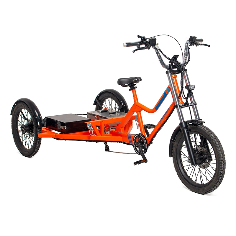 Electric Tricycle Fat Tire Trikes 3 Wheel Adults Electric Passenger Tricycle E-Trike Cargo E Trikes