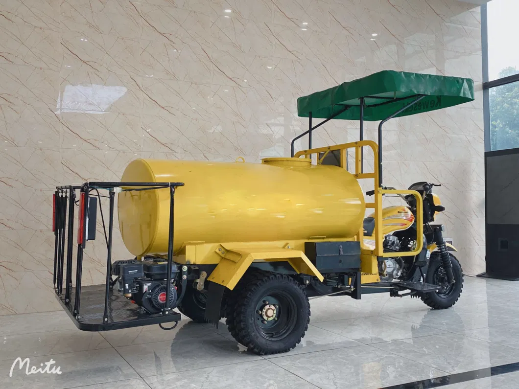 Cargo Tricycle Dayang Tricycle Factory Wholesales 200cc Water Cooled Open-Body Water Tankers for Watering Fire Fighting