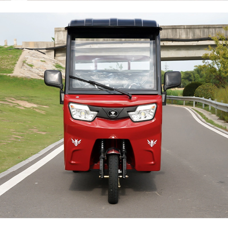 for Cargo Tuk Wheel Loader Van Pedal Adults &Agrave; Moteur 250cc Gasoline Delivery Pram Pour Handicap&eacute; Front Closed Electric Tricycle