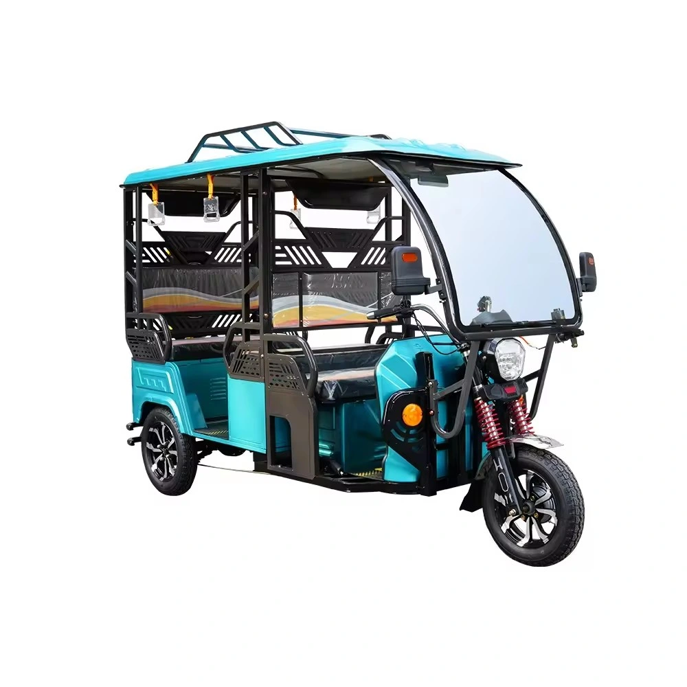 Factory Passenger Electric Tricycle for Adult Powerful Fat Tire Cargo Tricycle Electric Tricycle with Pedals