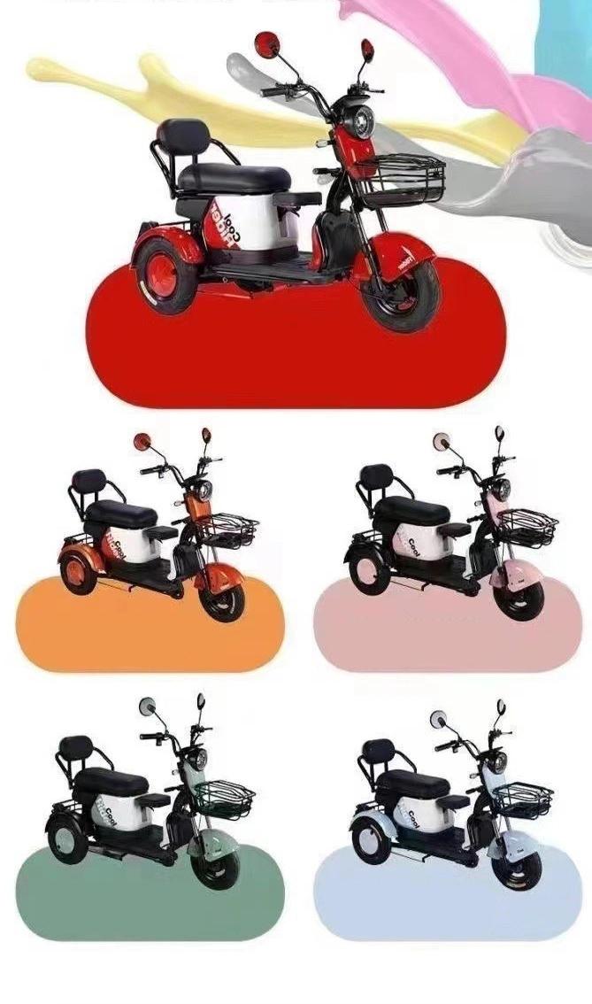 New Arrivals 48V 60V 600W 20A Maximum Speed 50km/H Three Wheels Electric Scooter Electric Tricycle