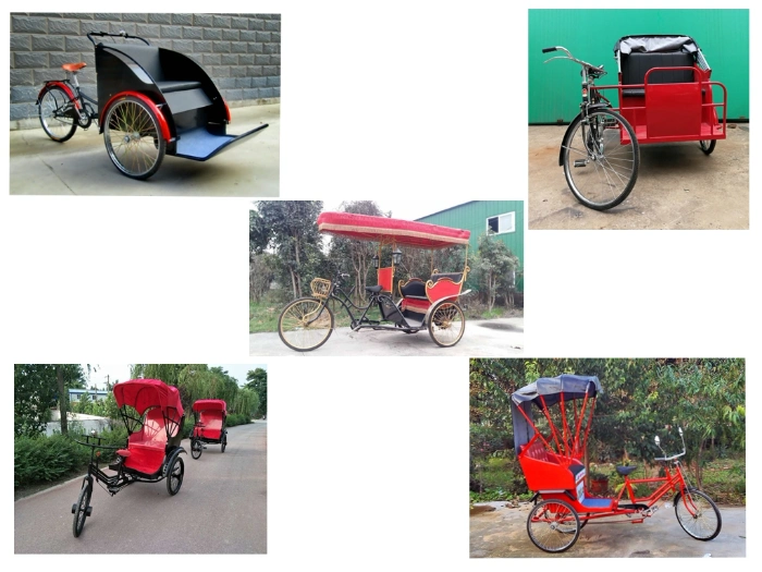 High Quality Popular Rickshaw / Electric Tricycle Passenger for Sale Two Wheel