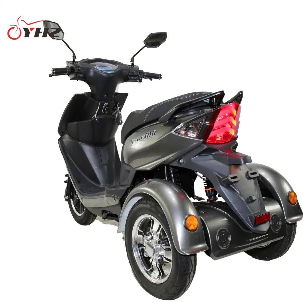 3-Wheel Adult Powerful Mobility Scooter Moped Electric Motorcycle 650W 18*9.5inch