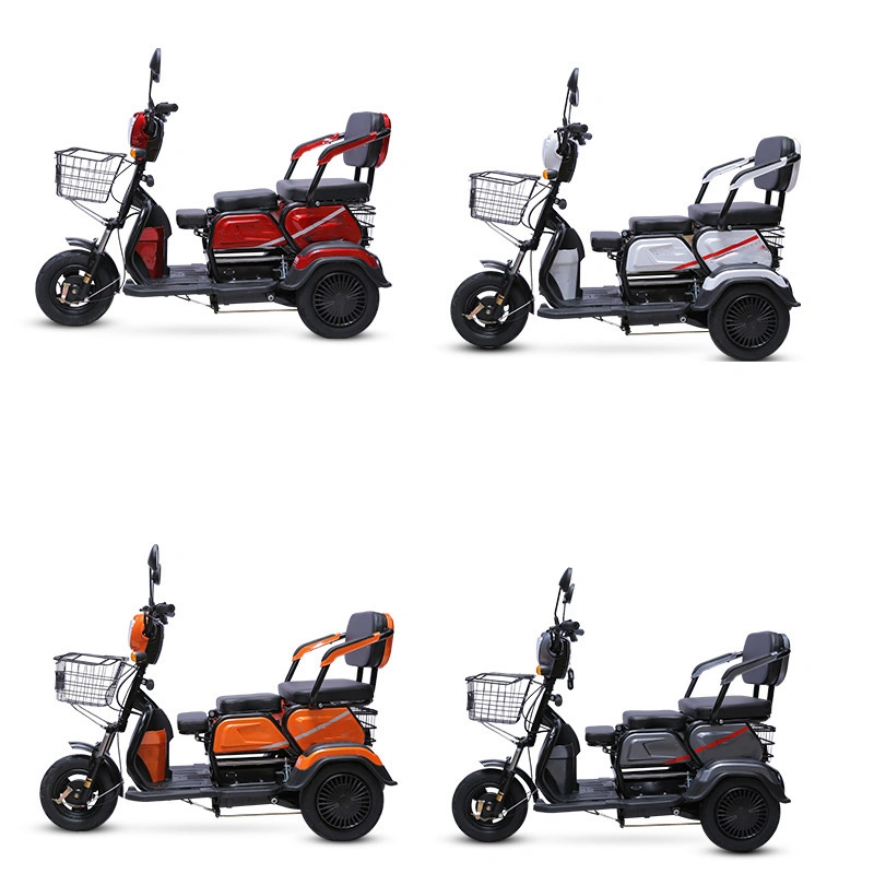 Wheel Electric 3 for Adult 2 Adults Seat Bike Powerful Taxi Trailer Two Passenger 125cc Recumbent Disabled People Gear Tricycle