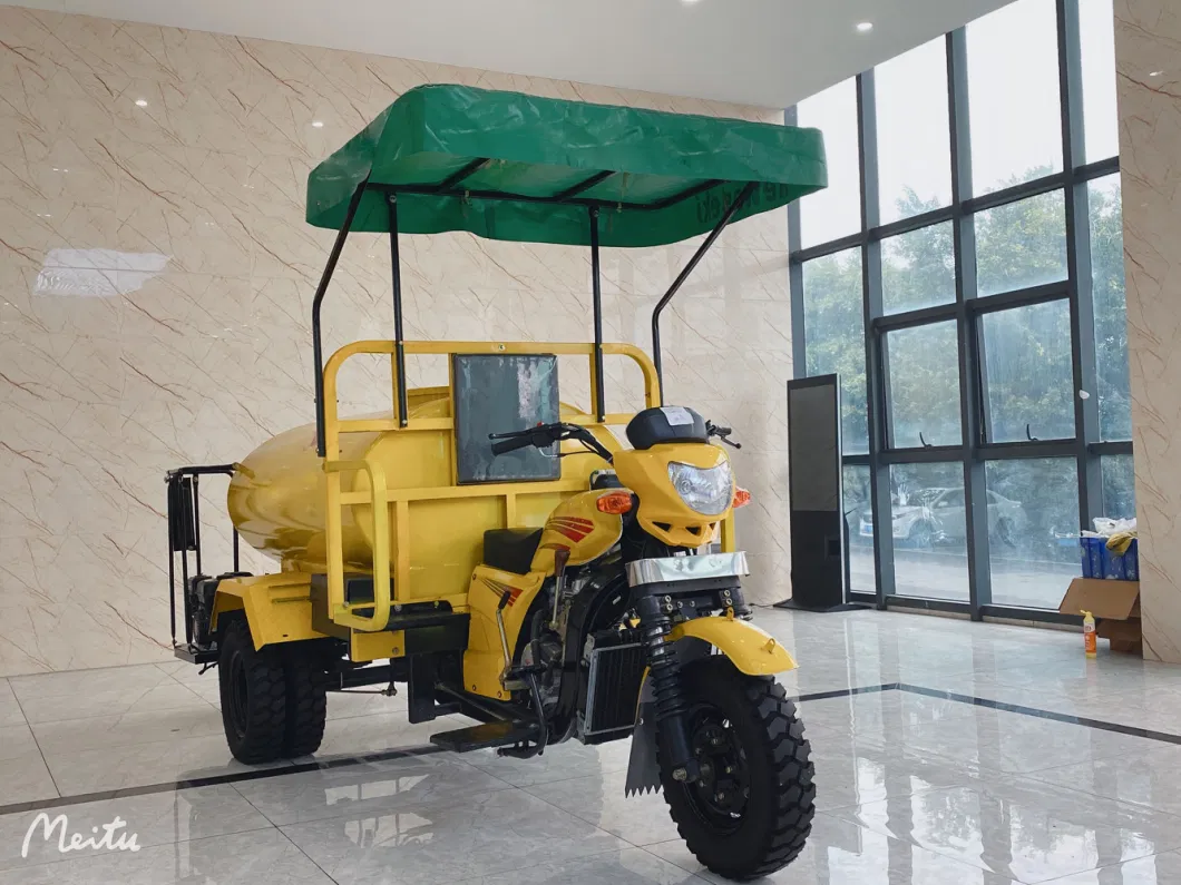 Cargo Tricycle Dayang Tricycle Factory Wholesales 200cc Water Cooled Open-Body Water Tankers for Watering Fire Fighting