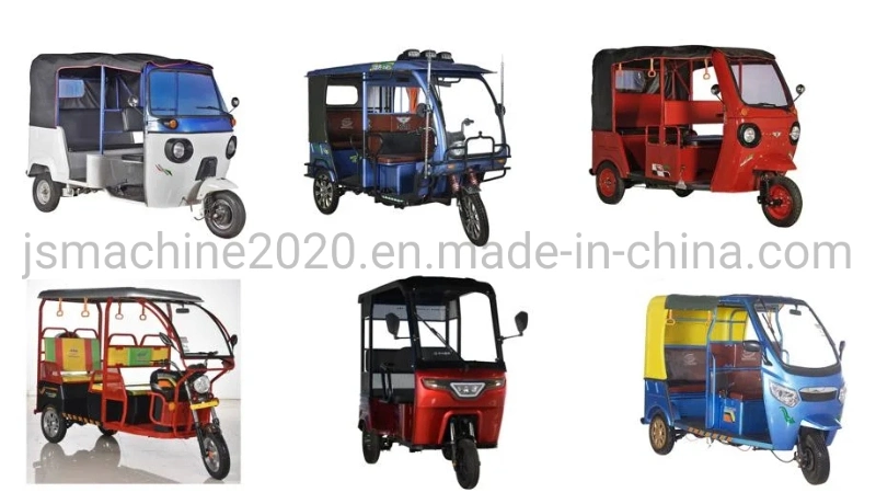 Green Power Electric Tricycle Rickshaw for Passenger Three Wheels E Trike Adults Use Cheap Price