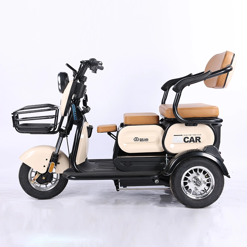 2022 New Arrivals Cheap Electric Tricycle for 2 People Good Quality Safe Driving Electric Tricycle with Passenger Seat