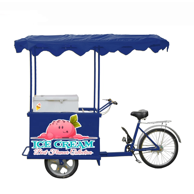 108L Freezer Inside Ice Cream Tricycle with Solar Powered system