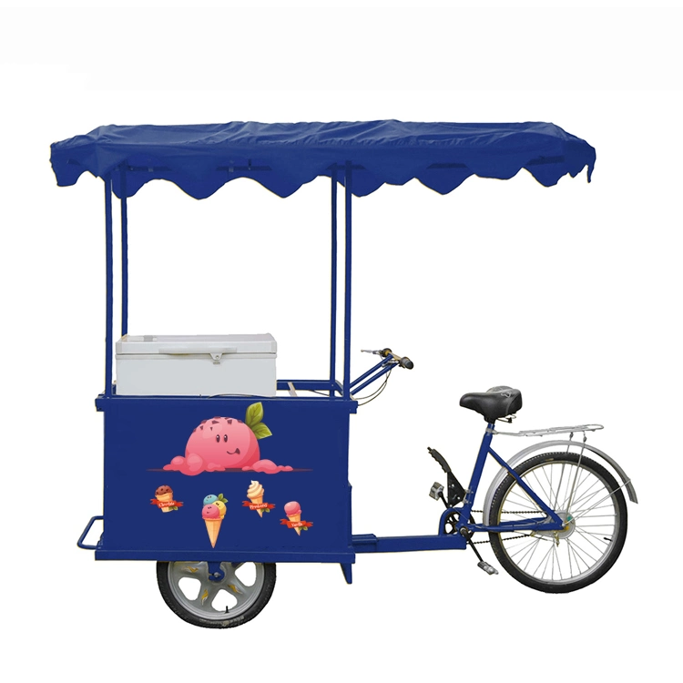 108L Freezer Inside Ice Cream Tricycle with Solar Powered system