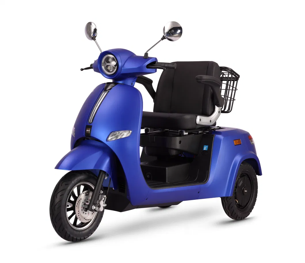 Battery Powered 60V Transport Cargo Electric Tricycle with Driving Cabin Optional Cargo Trike Golf Cart