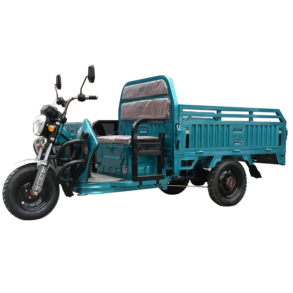 Factory Direct Sales 3 Wheel Cargo Motorcycle Electric Tricycle Cargo 1000kg Scooter Citycoco Solar Powered Tricycle