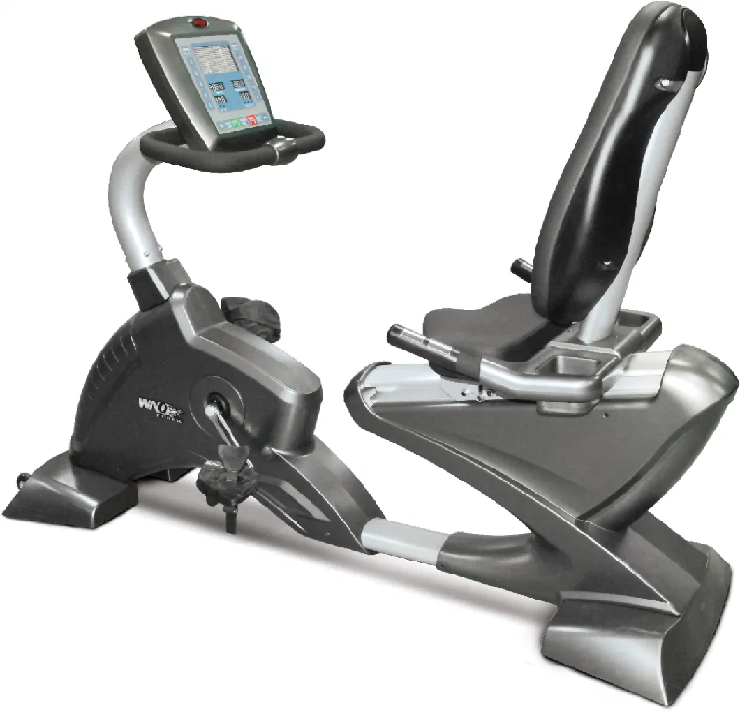 CE Certificated Commercial Cardio Exercise Bike Magnetic Recumbent Bike E Approved Commercial Recumbent Bicycle