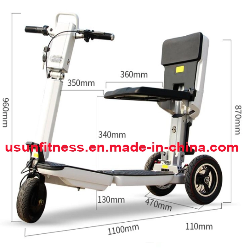 3 Wheels Folding Electric Tricycle Scooter Electric Bike with CE