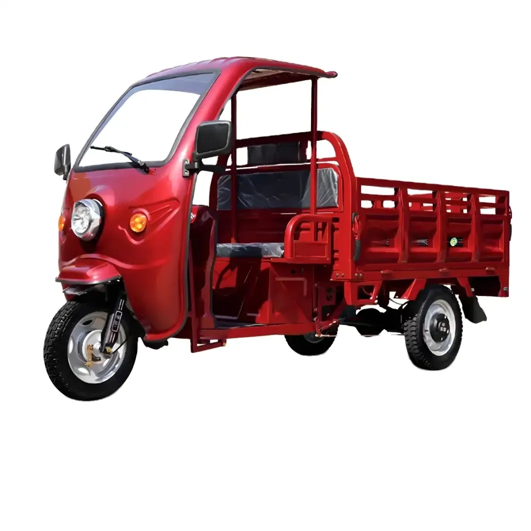 Three Wheels Pedal Assist E-Motorcycle Electric Cargo Tuk 3 Wheel Tricycle for Cargo