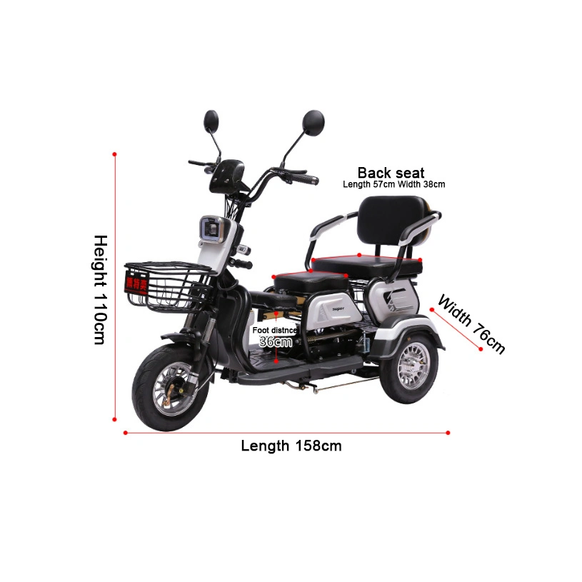 Electric 3 Gas Gasoline for Motor Wheel Mudguard Shock Absorber Gearbox Passenger Toy Axle Kit Closed Spares Sale Seat Tricycle