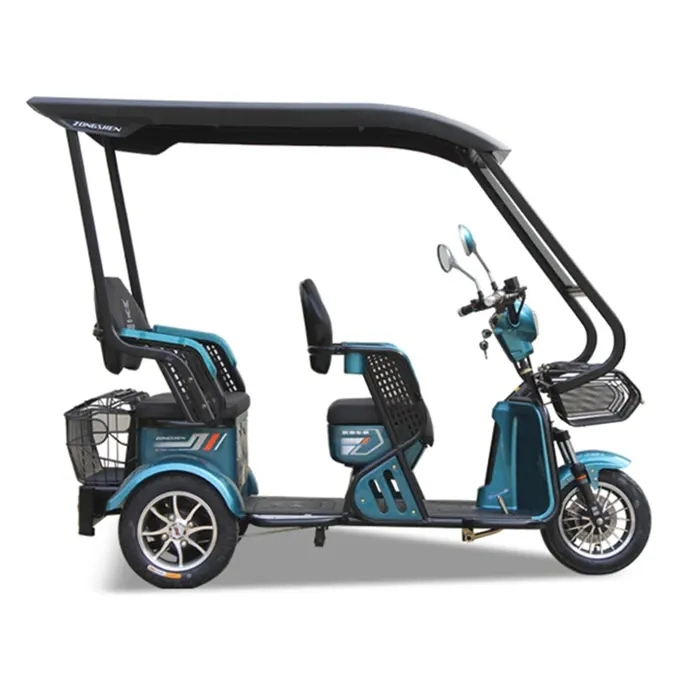 Leisure EEC Certification Two Seats Electric Golf Scooter 500W Passenger Tricycle for Sale