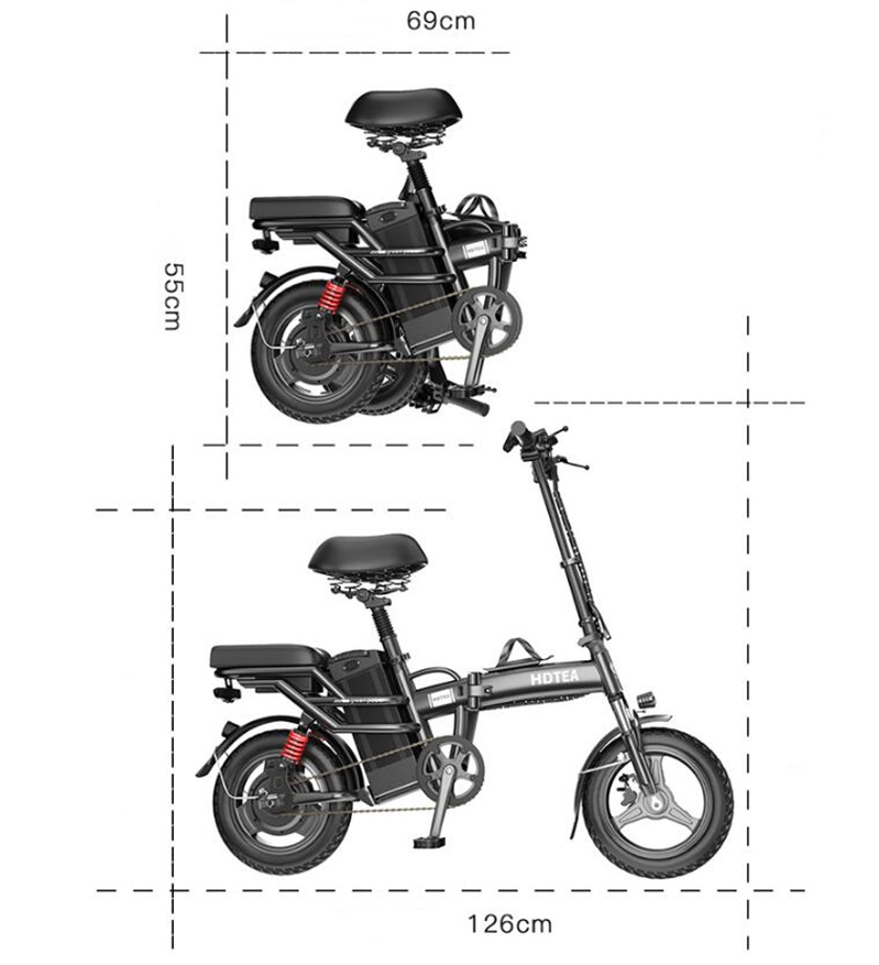 800W Brake Sensor Hydraulic Brakes Recumbent 3wheel Cycle 1500W Fat Ladies Folding 20 Inch 4 Person Electric Bike