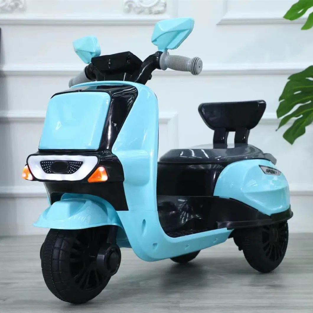 Simulated New Style Children&prime;s Electric 3-Wheel Motorcycle