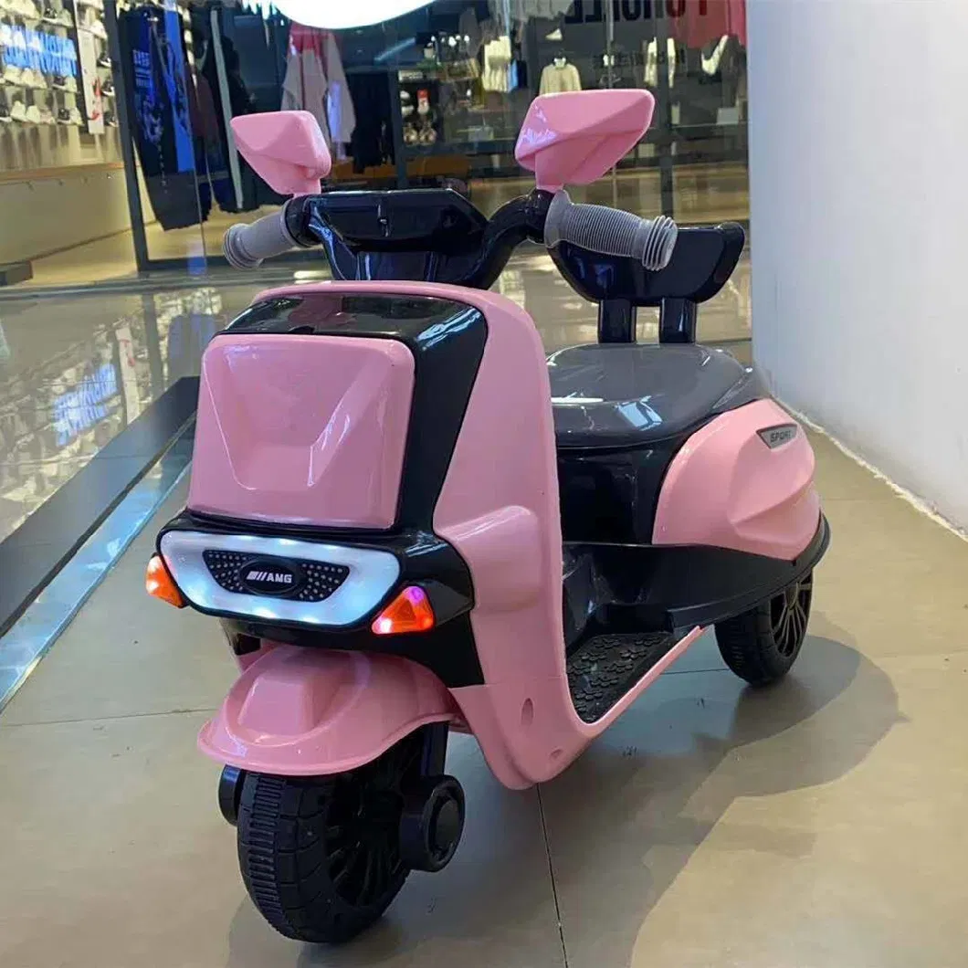 Simulated New Style Children&prime;s Electric 3-Wheel Motorcycle