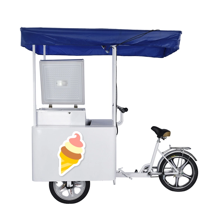 108L Freezer Inside Ice Cream Tricycle with Solar Powered system