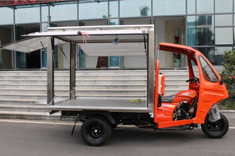 Closed Container Mobile Shop Tricycle/Cargo Looader Trick